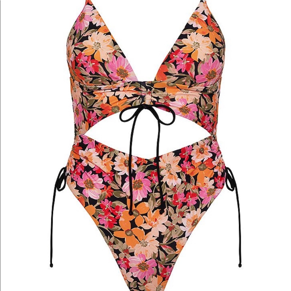 FOR LOVE & LEMONS Vienna Floral One-piece - Picture 10 of 11
